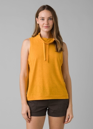 Debardeur PrAna Cozy Up Barmsee Jaune Femme | IVZ-71804620