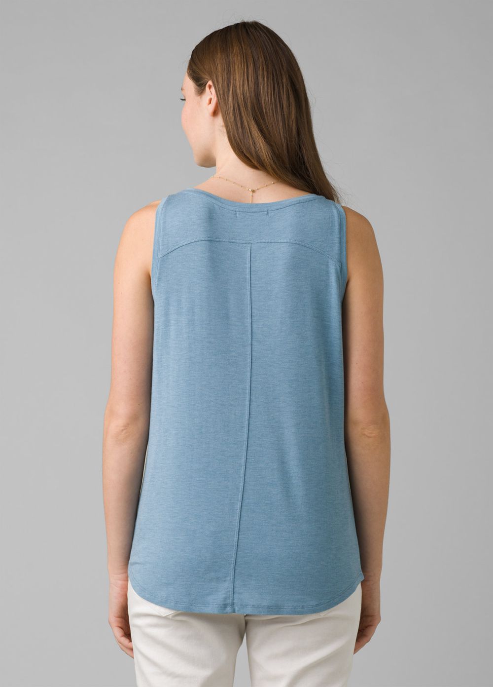 Debardeur PrAna Foundation Scoop Neck Bleu Femme | IEO-73673566