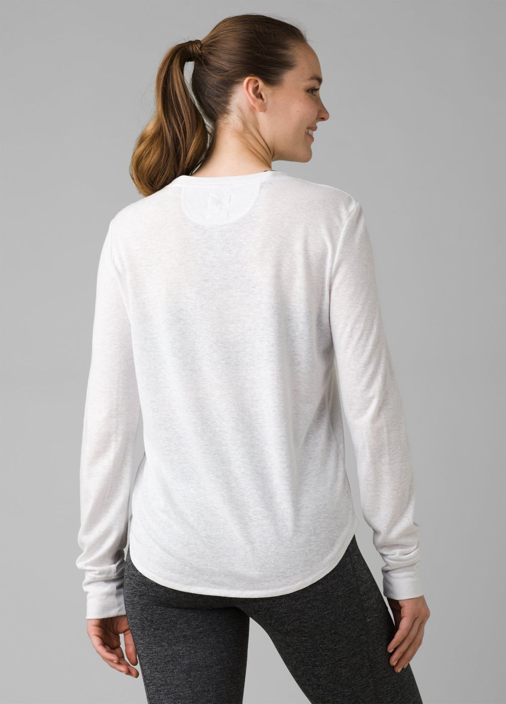 T Chemises PrAna Cozy Up Long Sleeve Blanche Femme | MMG-16588596