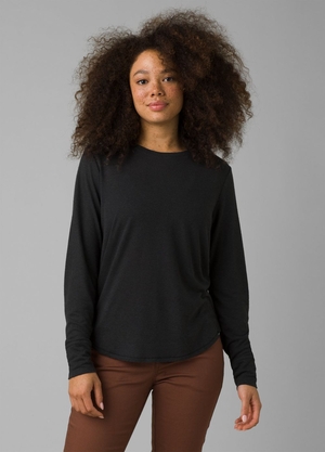 T Chemises PrAna Cozy Up Long Sleeve Noir Femme | AVI-59886599