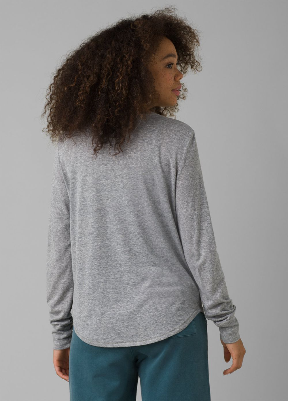 T Chemises PrAna Cozy Up Long Sleeve Grise Femme | KZK-29763449