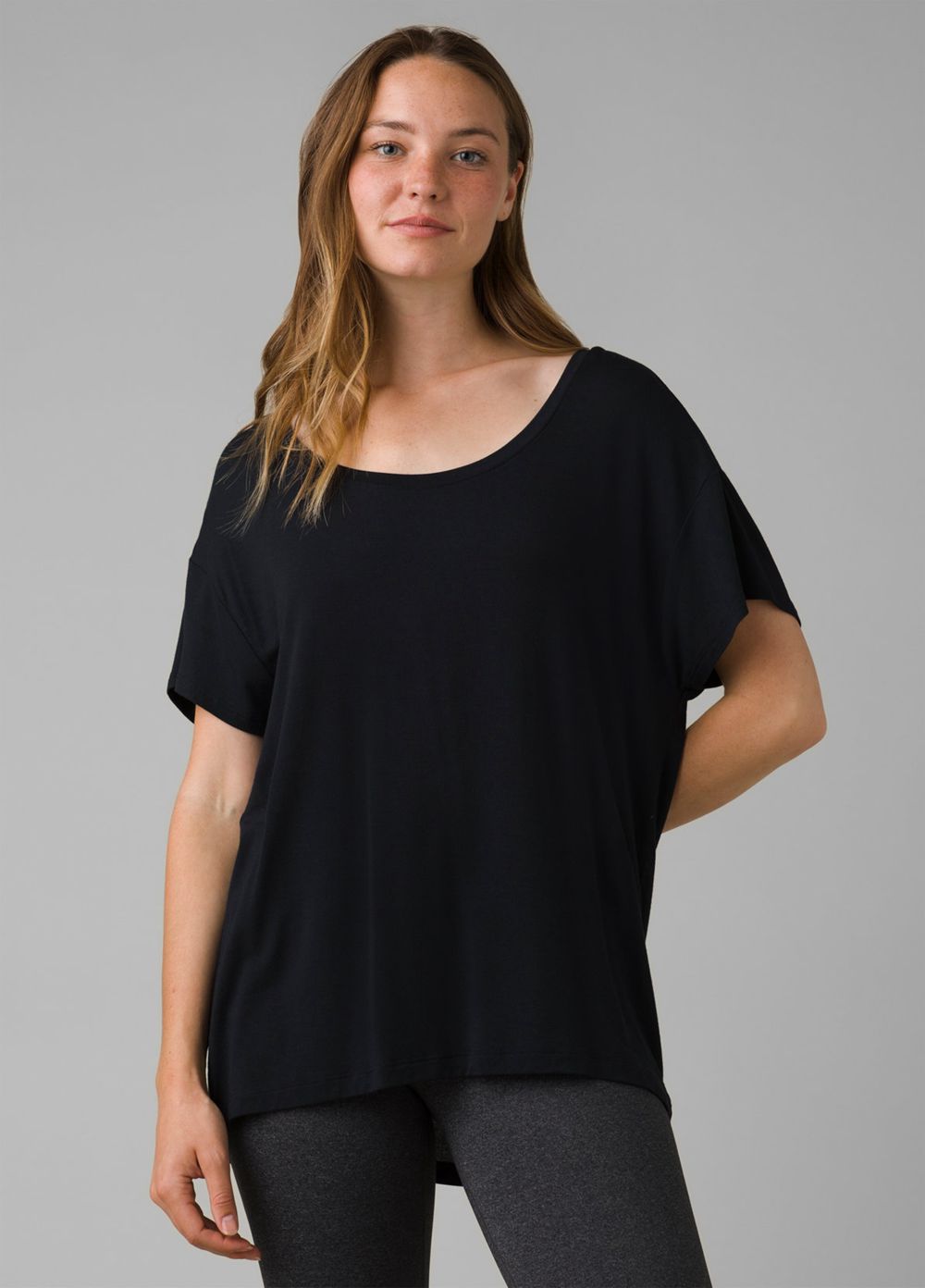 T Chemises PrAna Foundation Slouch Noir Femme | OTQ-98303049