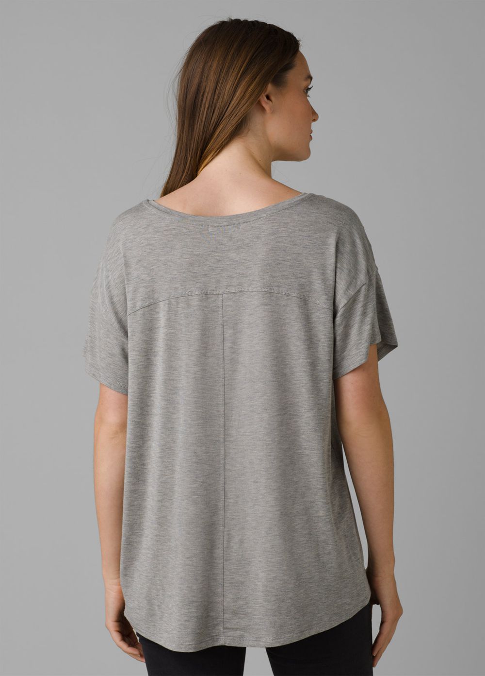 T Chemises PrAna Foundation Slouch Grise Femme | EVQ-19708144