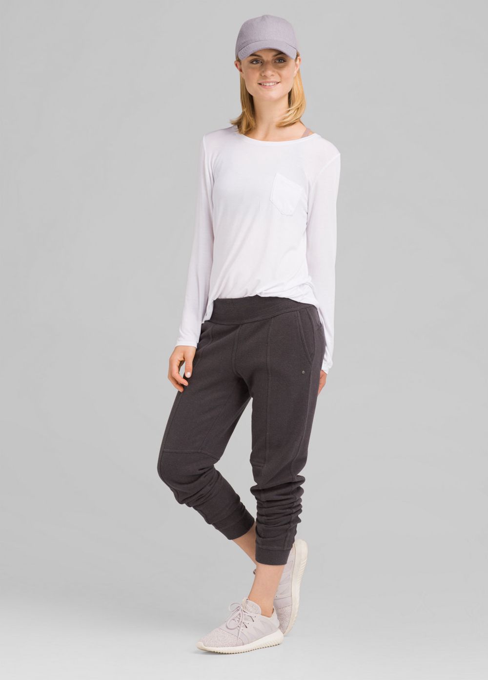 T Chemises PrAna Foundation Long Sleeve Crew Blanche Femme | YRM-58426066