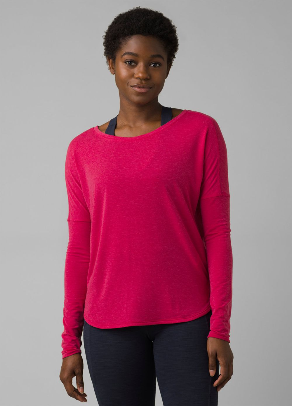 T Chemises PrAna Rogue Long Sleeve Rouge Femme | YIG-54656410