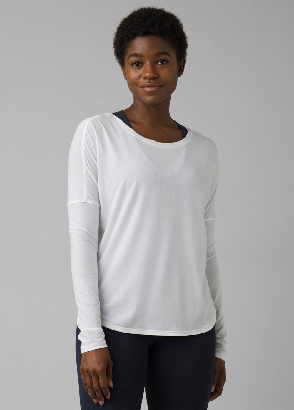 T Chemises PrAna Rogue Long Sleeve Blanche Femme | CHN-48643832