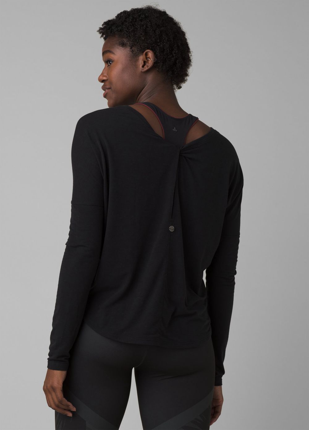 T Chemises PrAna Rogue Long Sleeve Noir Femme | TRP-62345849