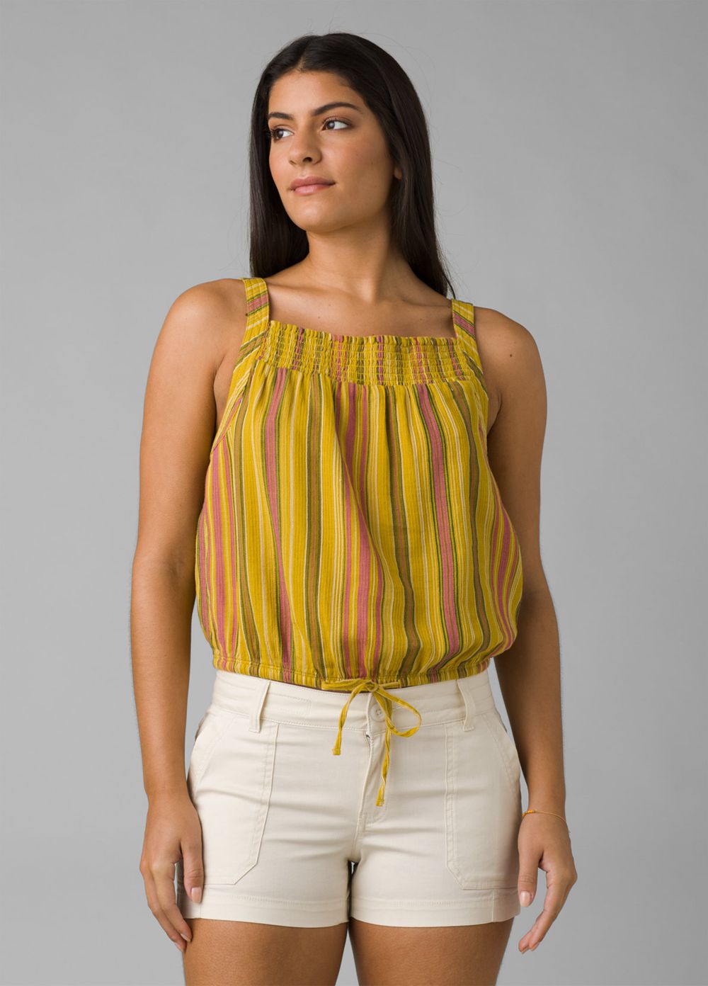 T Chemises PrAna Little Palm Cami Jaune Femme | JQK-41236354