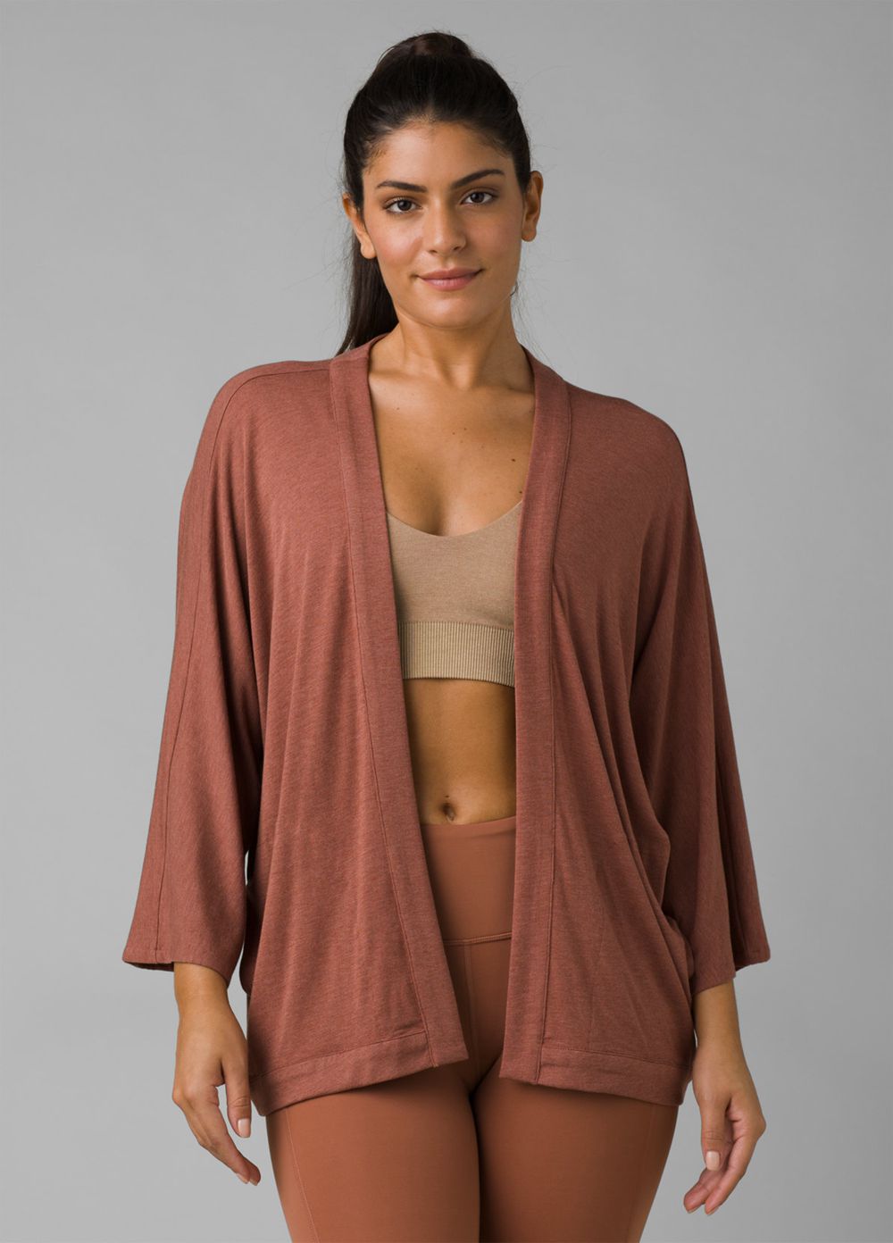 Chandails PrAna Foundation Seabrook Wrap Marron Femme | LLA-10463982