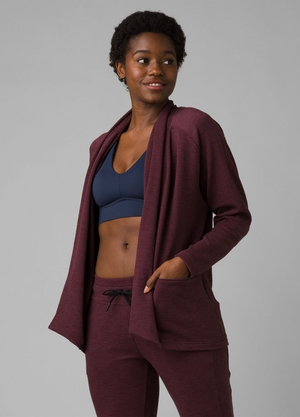 Chandails PrAna Sunrise Wrap Bordeaux Femme | JDJ-73787034