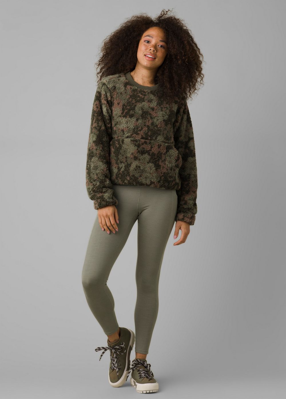 Sweats PrAna Polar Escape Vert Olive Femme | AOD-50667213