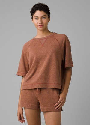 Chemises PrAna Cozy Up Sunfair Marron Femme | XAI-91830587