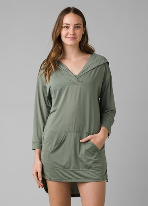 Chemises PrAna Mantra Bay Tunic Vert Olive Femme | IRL-98358097