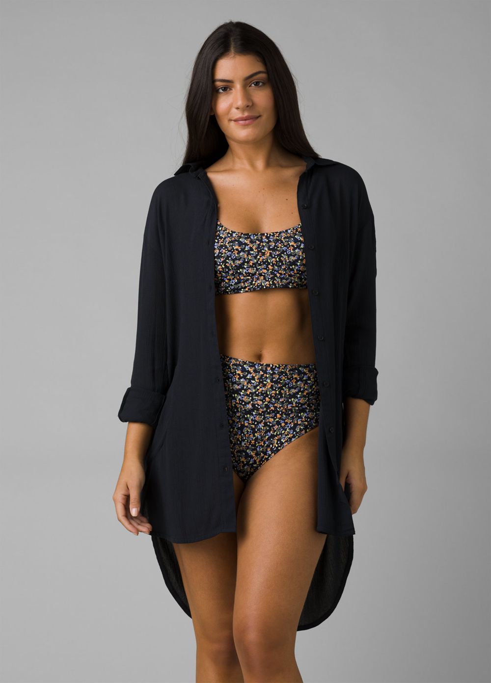 Chemises PrAna Scheena Noir Femme | VQD-31562823