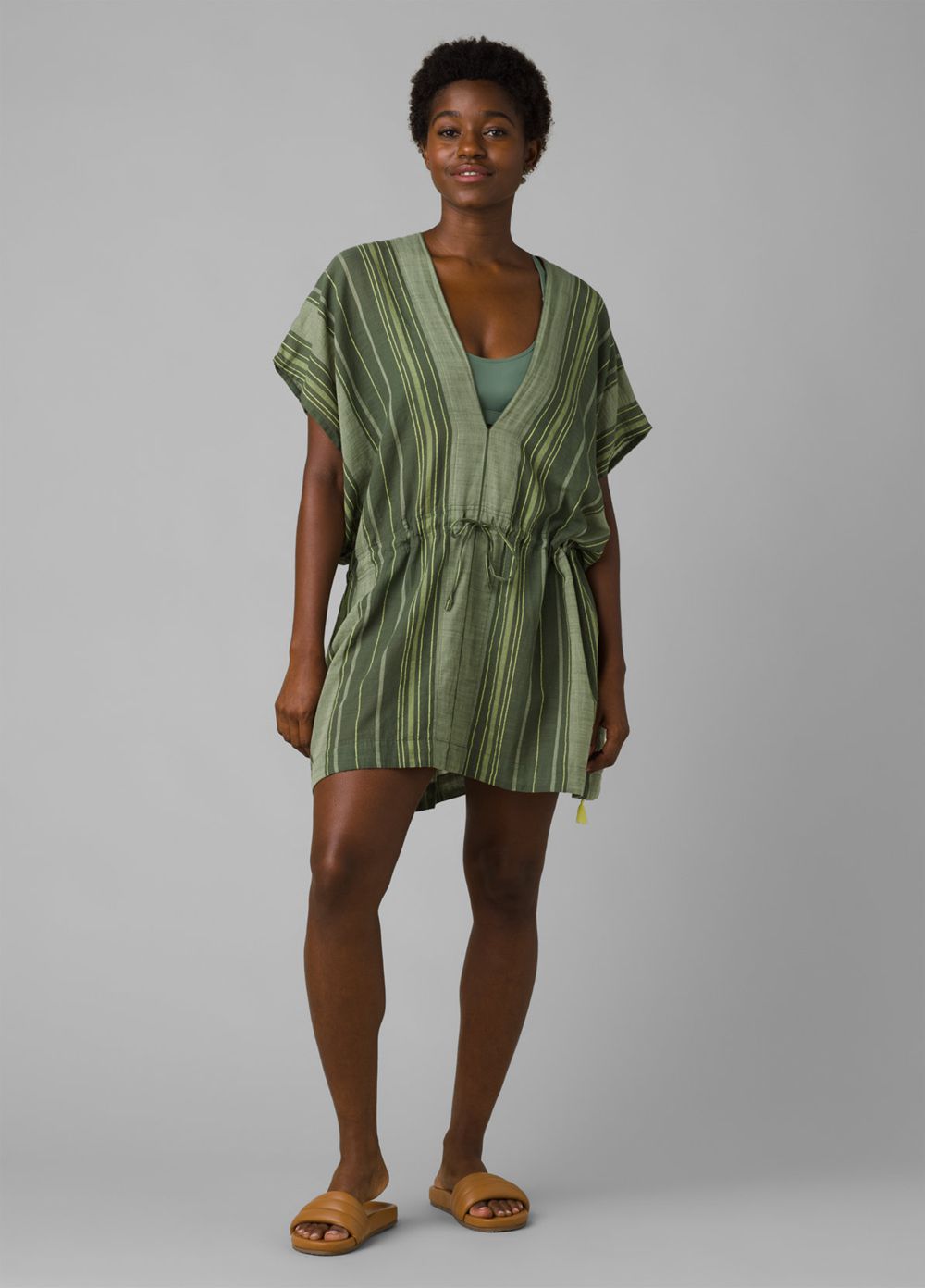 Chemises PrAna Marina Bay Tunic Vert Olive Femme | BOZ-68803200