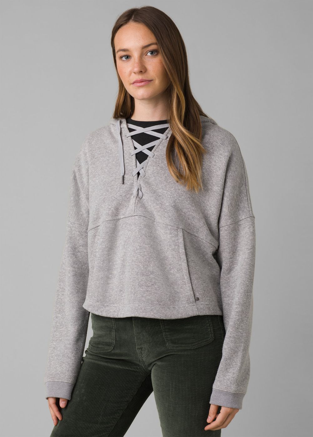 Sweat à Capuche PrAna Cozy Up Illana Grise Femme | HST-44819186