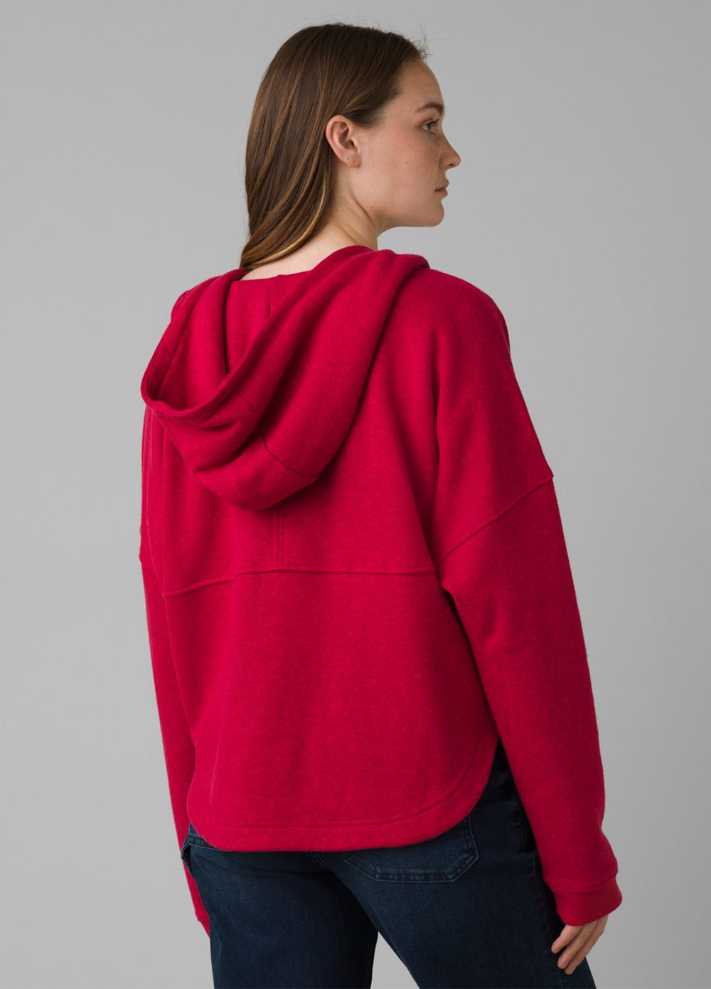 Sweat à Capuche PrAna Cozy Up Illana Rouge Femme | DVK-01054826