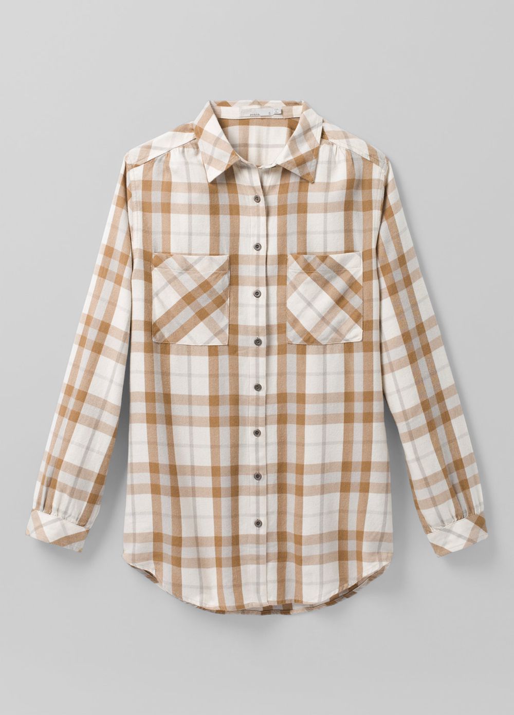 Chemises PrAna Beezly Flannel Beige Femme | YQW-27209776