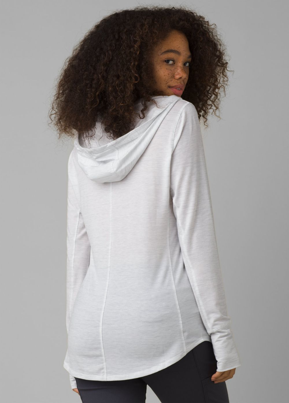 Sweat à Capuche PrAna Sol Protect Blanche Femme | CXP-34412159