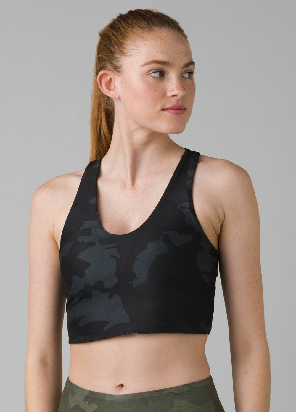 Soutien Gorge PrAna Momento Crop Camouflage Femme | BYM-83966556