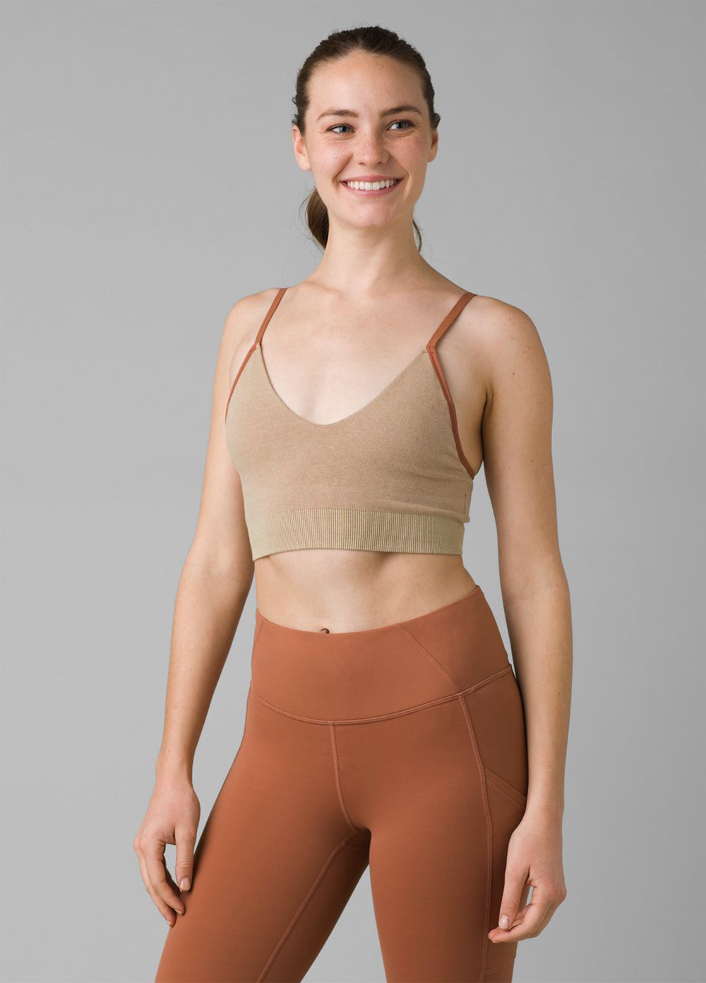 Soutien Gorge PrAna Sopra Seamless Beige Femme | ZSP-02268054