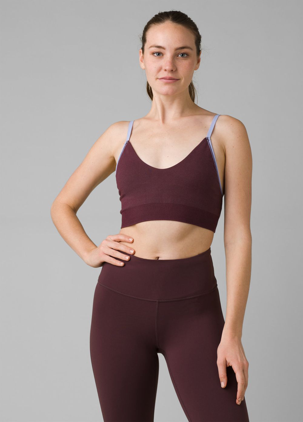 Soutien Gorge PrAna Sopra Seamless Bordeaux Femme | PWI-10925048