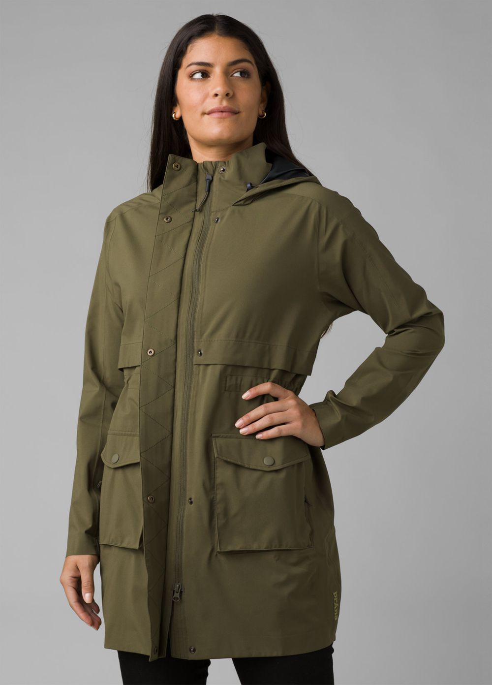 Vestes PrAna Othello Falls Trench Vert Olive Femme | EYE-72523085