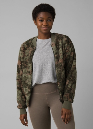 Vestes PrAna Polar Escape Bomber Vert Olive Femme | SRS-71234179