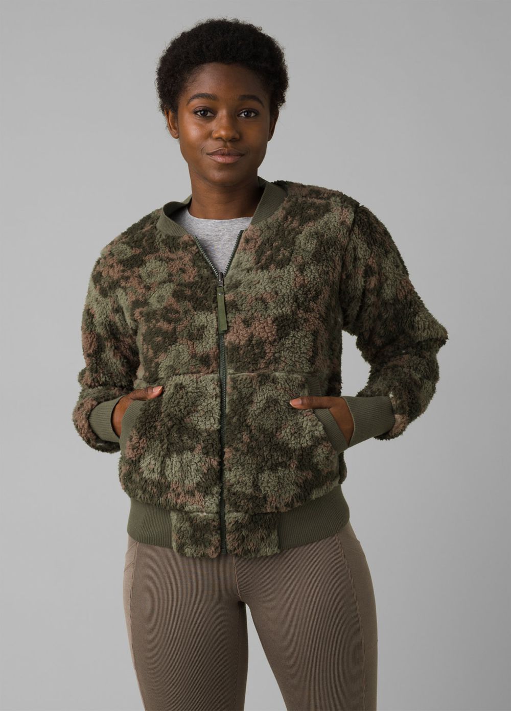 Vestes PrAna Polar Escape Bomber Vert Olive Femme | SRS-71234179