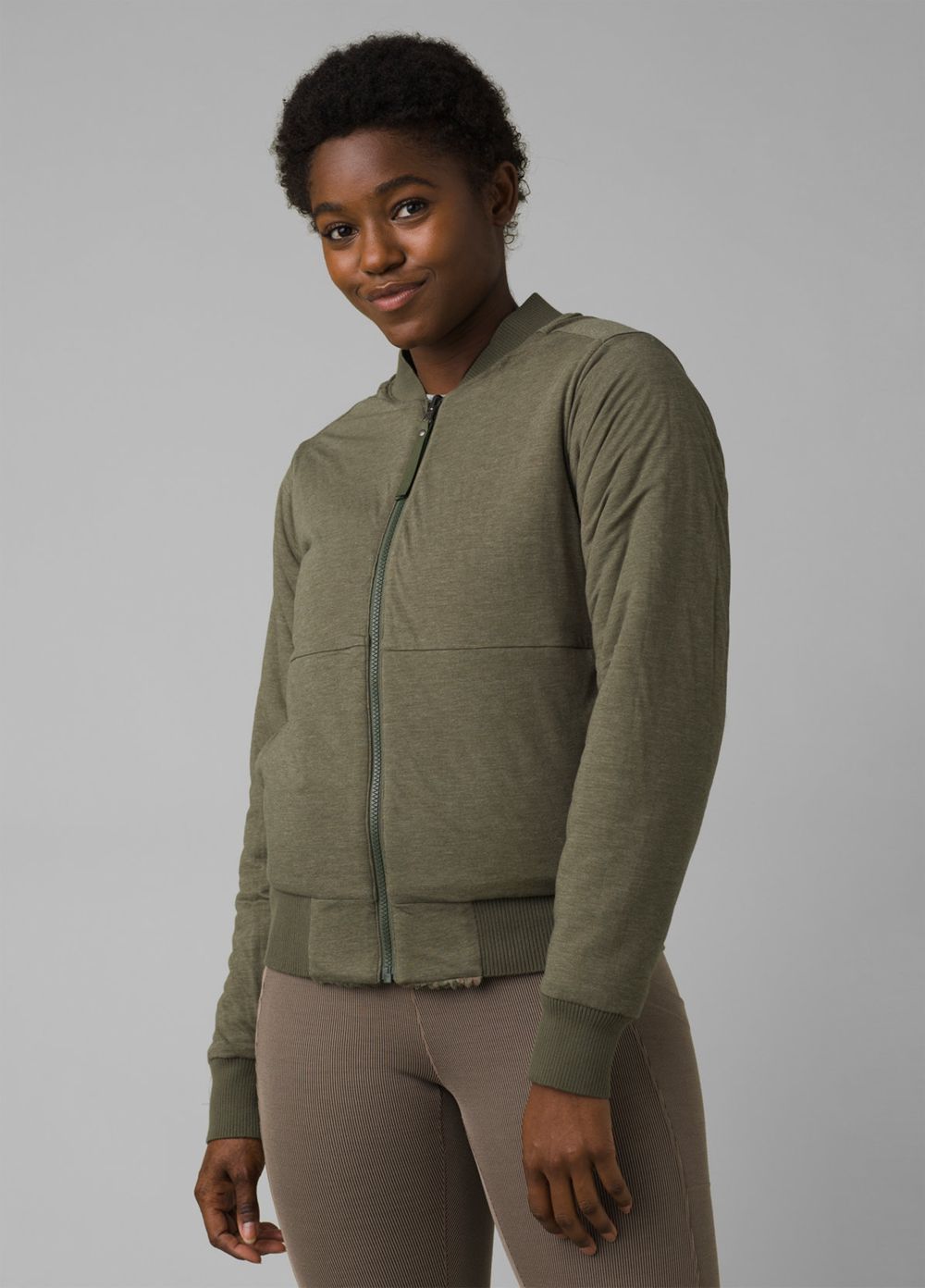 Vestes PrAna Polar Escape Bomber Vert Olive Femme | SRS-71234179