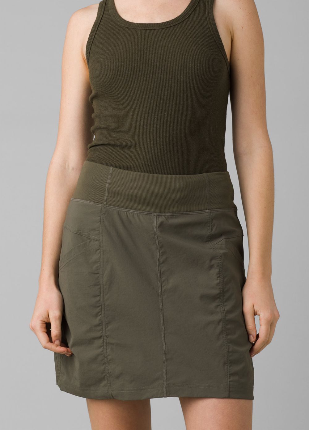 Jupe Courte PrAna Koen Vert Olive Femme | ZGY-82744913