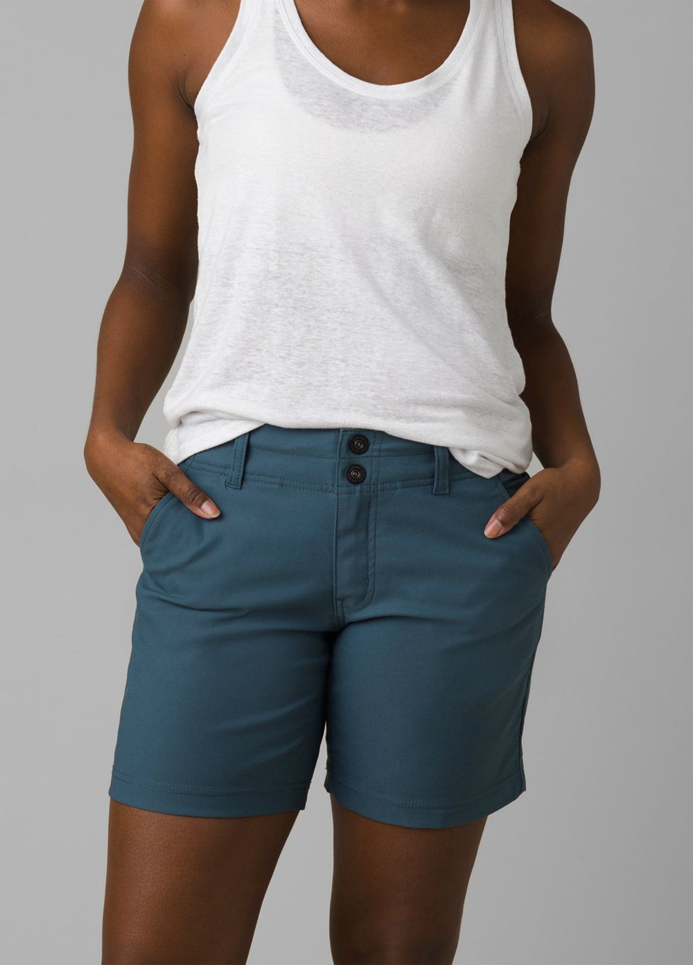 Shorts PrAna Alana Bleu Femme | HXT-39998693