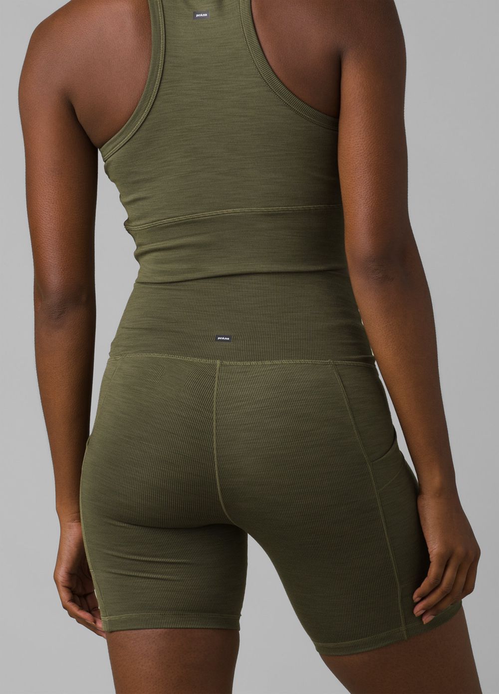 Shorts PrAna Becksa Vert Olive Femme | OHV-77910280