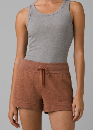 Shorts PrAna Cozy Up Marron Femme | QBW-96300630