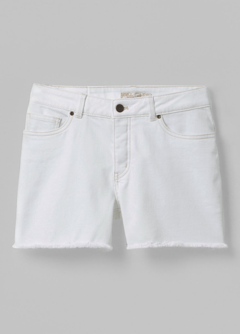 Shorts PrAna Buxton Blanche Femme | OBM-21995301