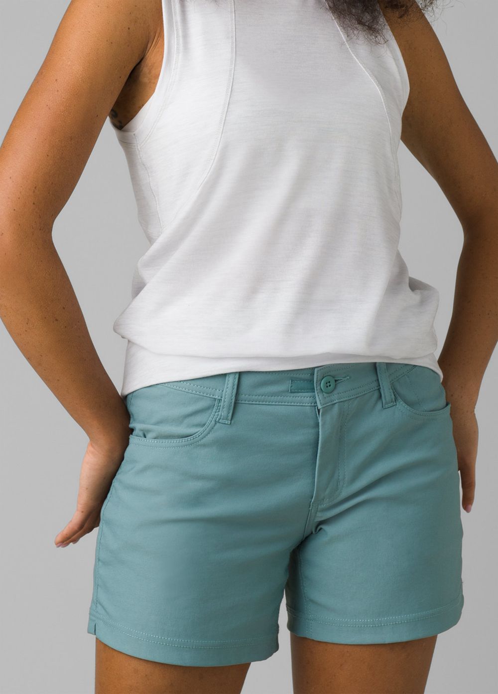 Shorts PrAna Halle II Turquoise Femme | JZS-94268830