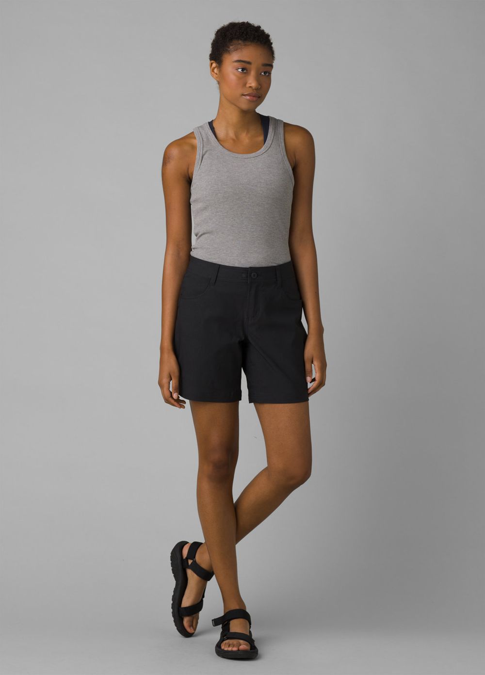 Shorts PrAna Halle II Noir Femme | FNB-37576047