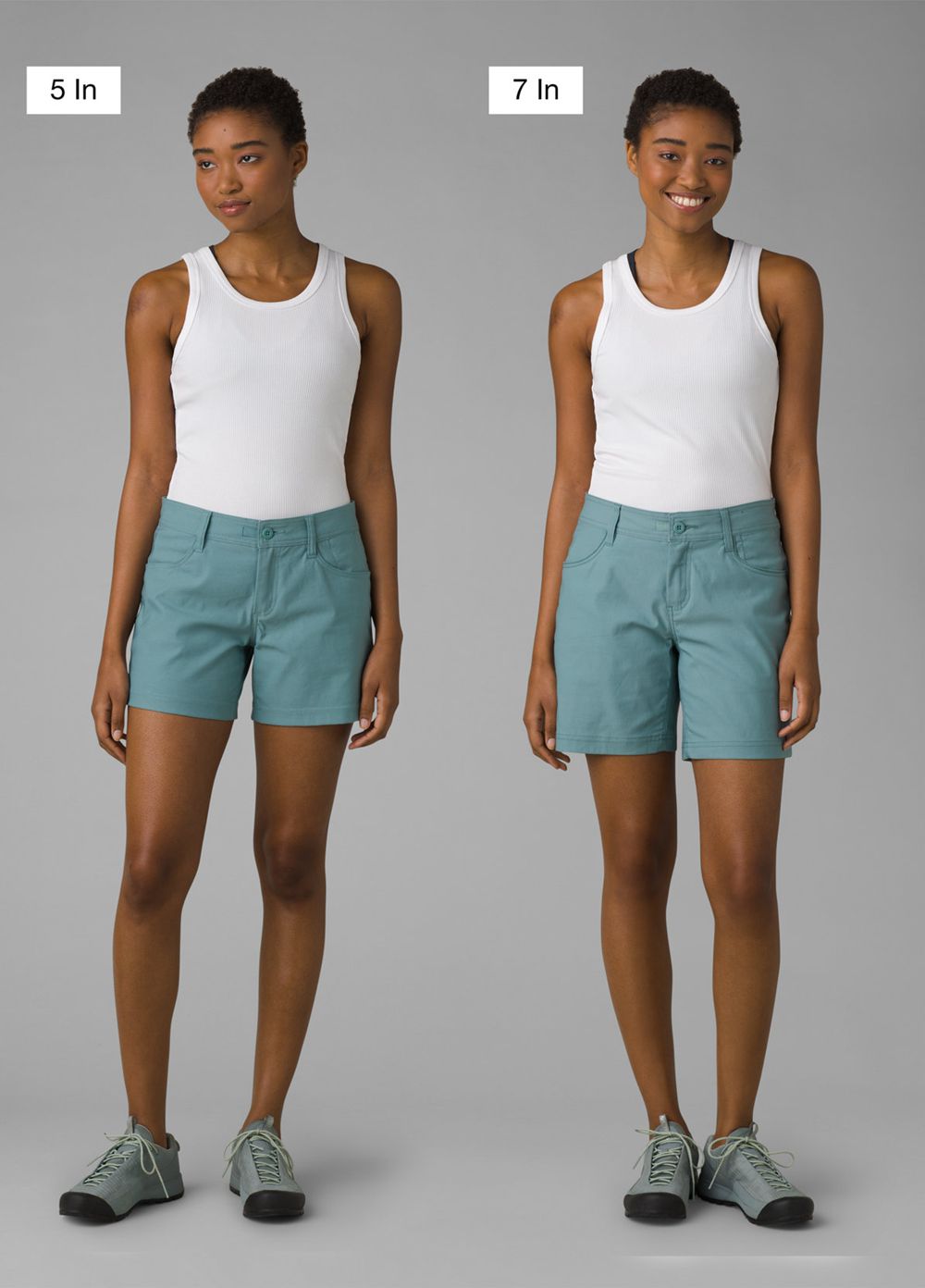 Shorts PrAna Halle II Turquoise Femme | JZS-94268830