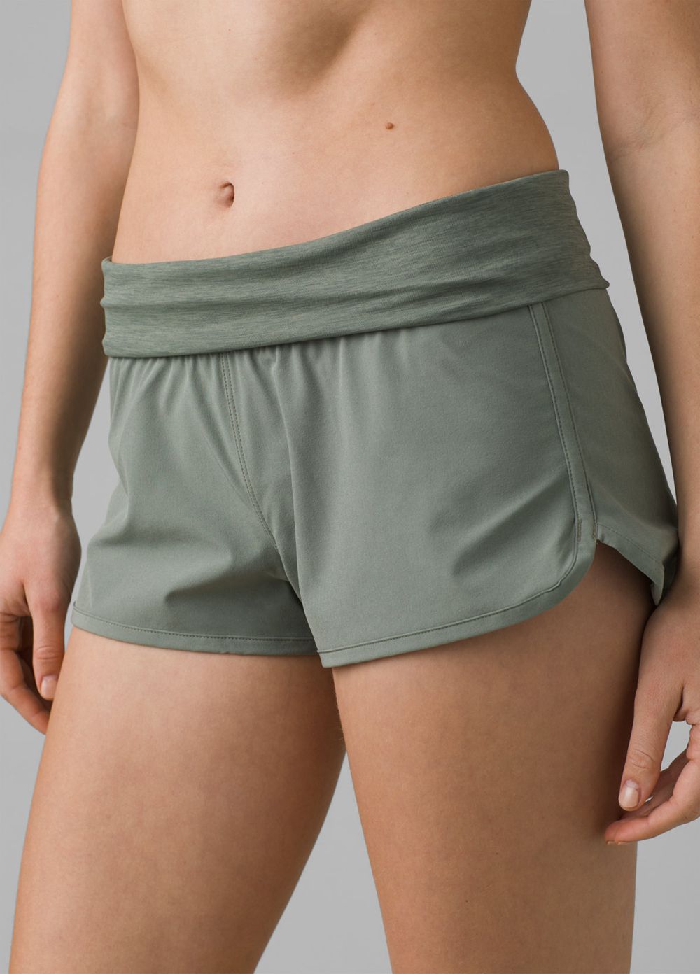 Shorts PrAna Sunriver Vert Olive Femme | IUO-90023846