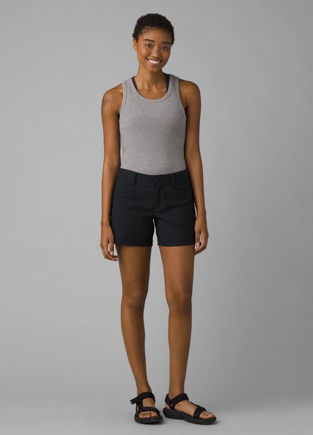 Shorts PrAna Halle II Noir Femme | FNB-37576047