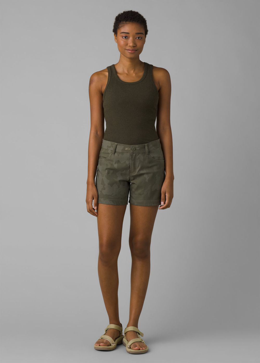 Shorts PrAna Halle II Camouflage Femme | TLP-57562082