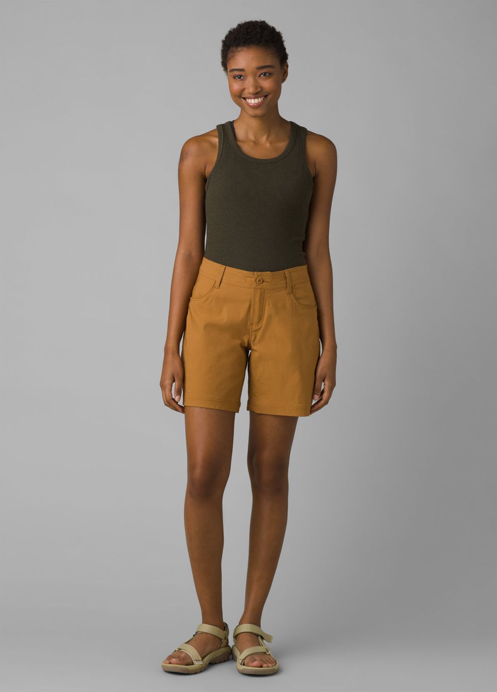 Shorts PrAna Halle II Marron Femme | XNW-54779584