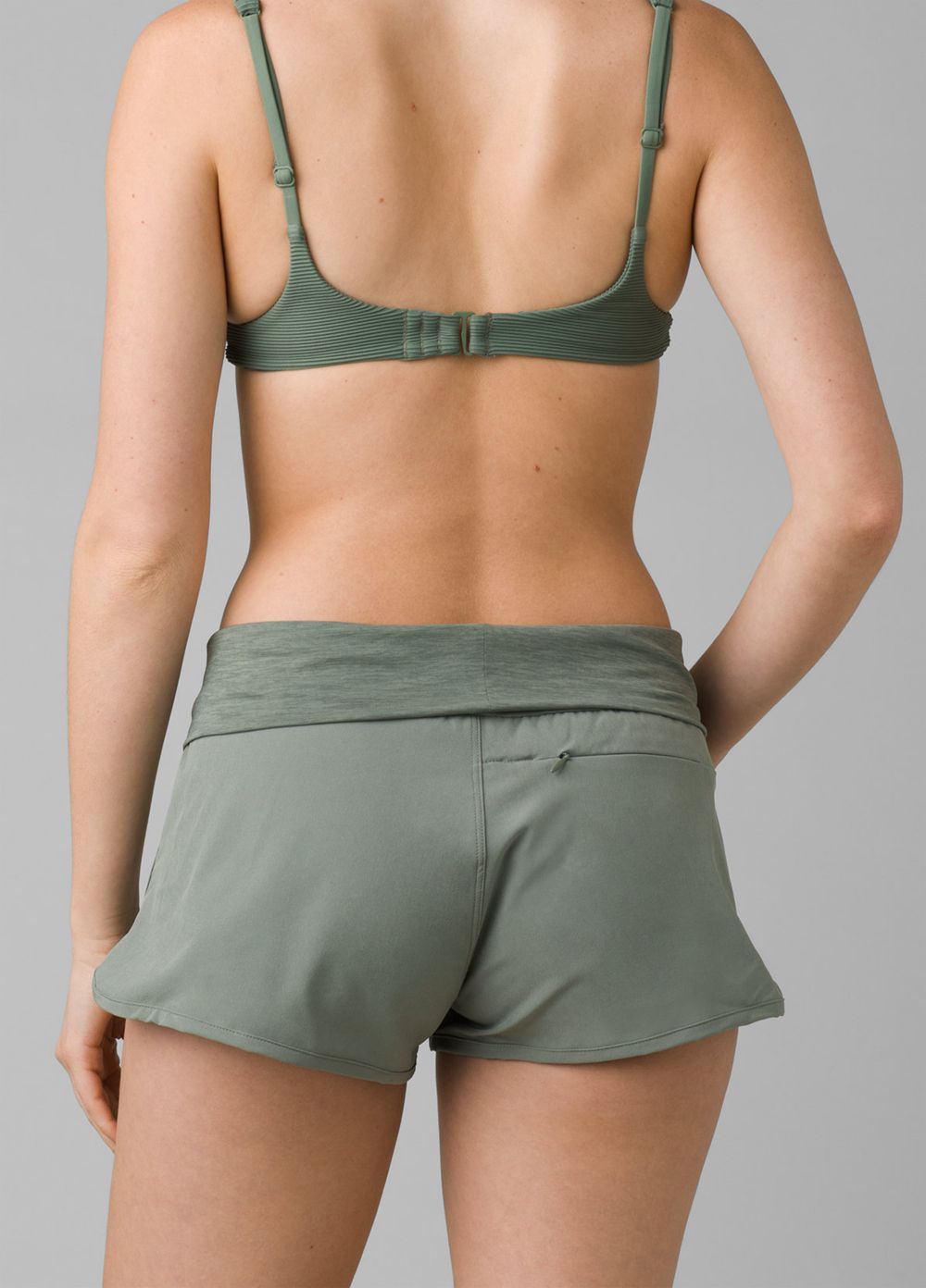 Shorts PrAna Sunriver Vert Olive Femme | IUO-90023846