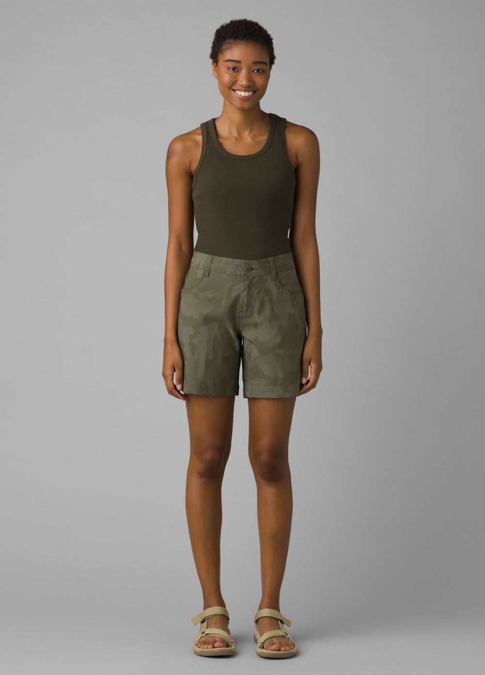 Shorts PrAna Halle II Camouflage Femme | TLP-57562082