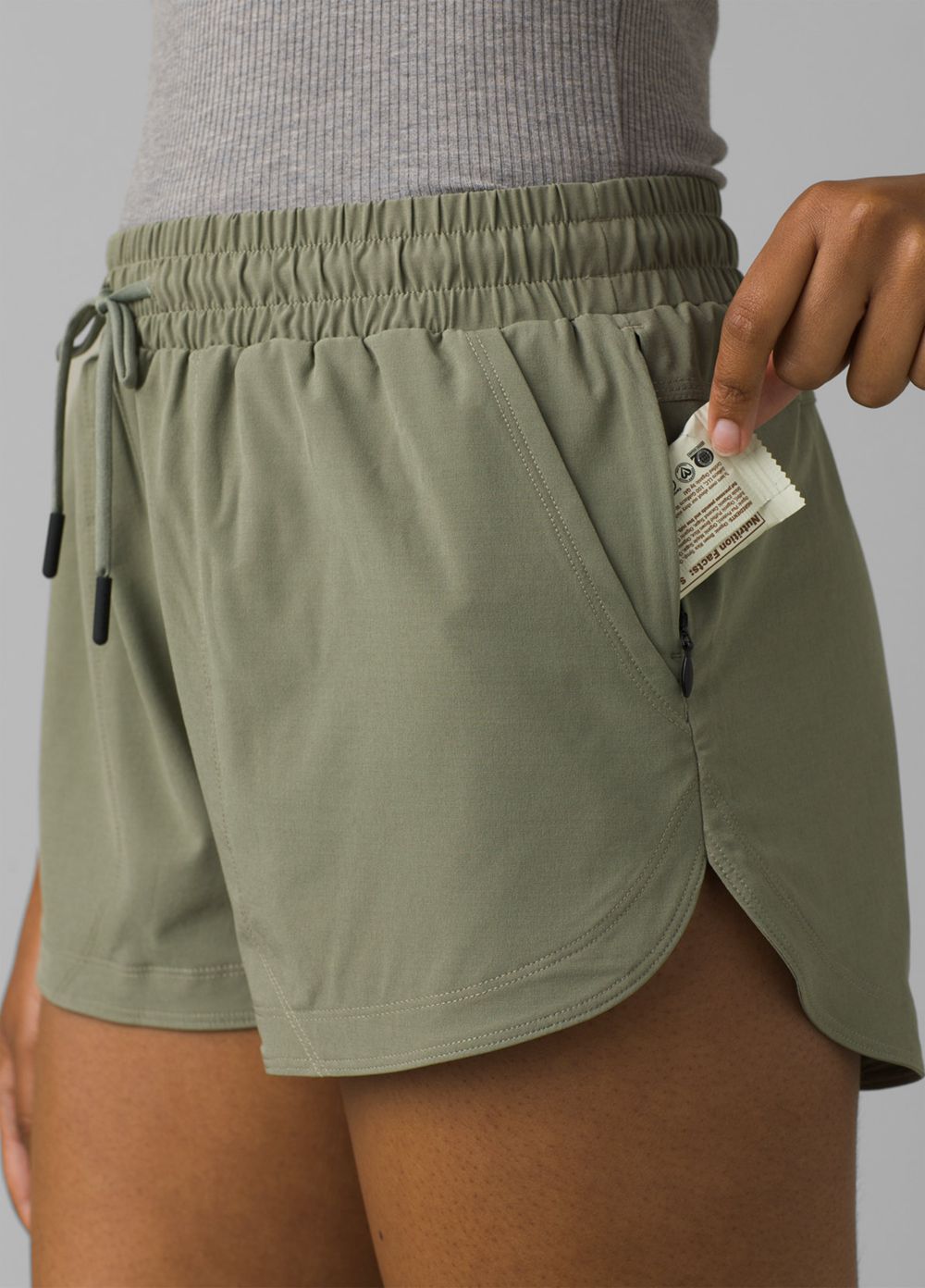 Shorts PrAna Caslelo Vert Olive Femme | FKG-35490843