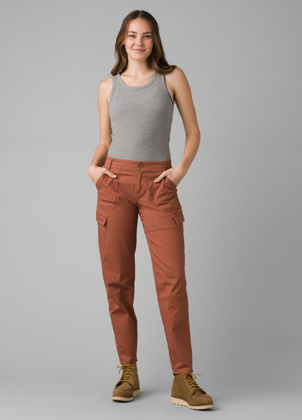 Pantalon PrAna Elle Cargo Marron Femme | FSA-06180512