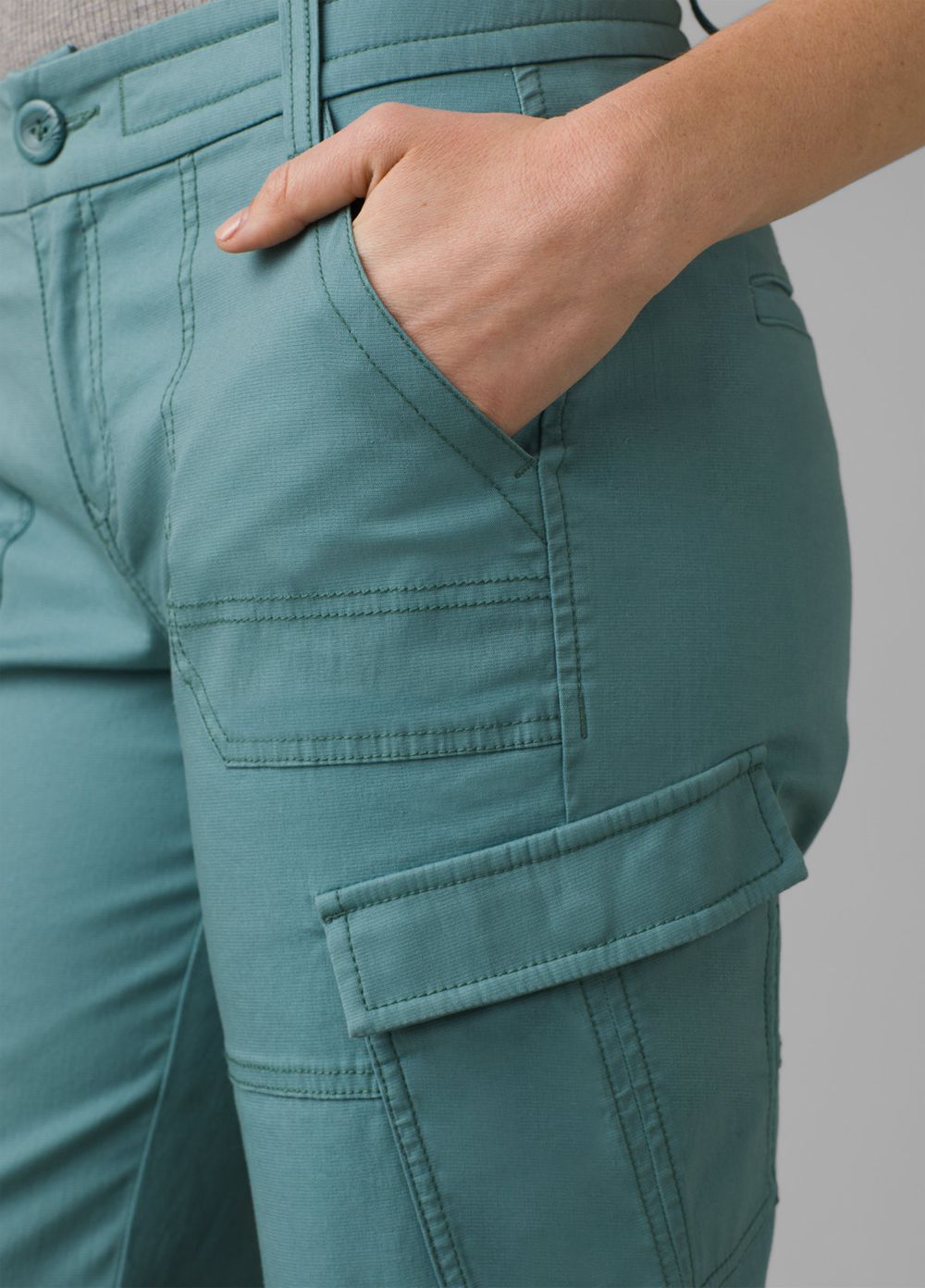 Pantalon PrAna Elle Cargo Turquoise Femme | UDU-32673256