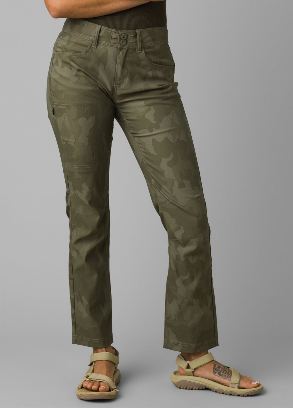 Pantalon PrAna Halle Straight II Camouflage Femme | QVI-94574238