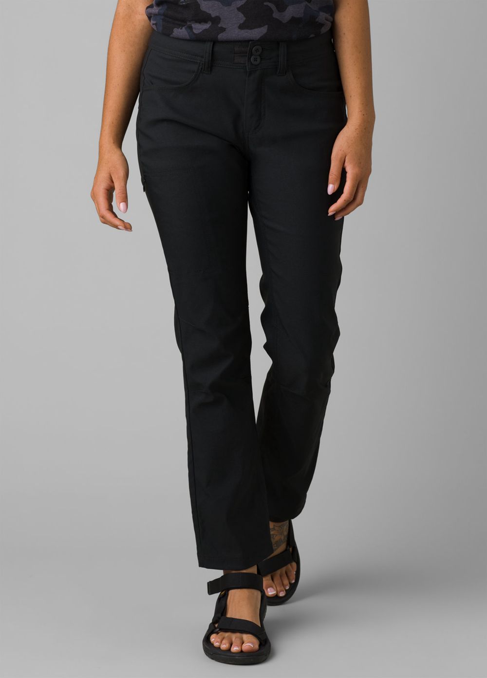 Pantalon PrAna Halle Straight II Noir Femme | PBX-79724958