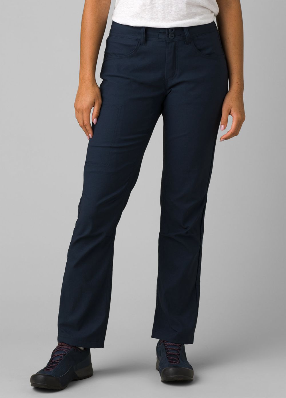 Pantalon PrAna Halle Straight II Bleu Marine Femme | CAW-02909587